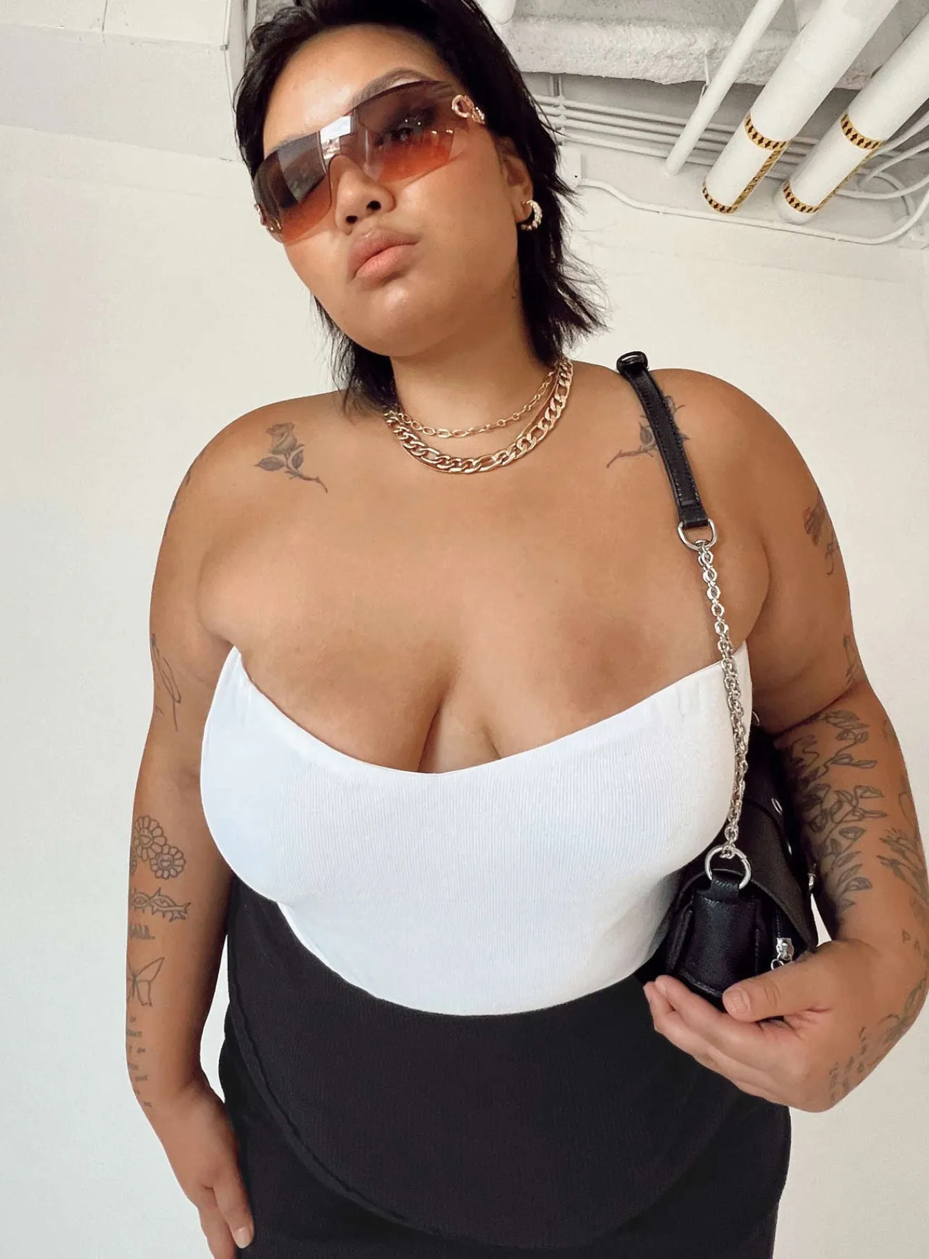 Princess Polly Aston Strapless Bodysuitcurve White Store
