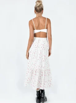 Princess Polly Athena Maxi Skirt White Sale