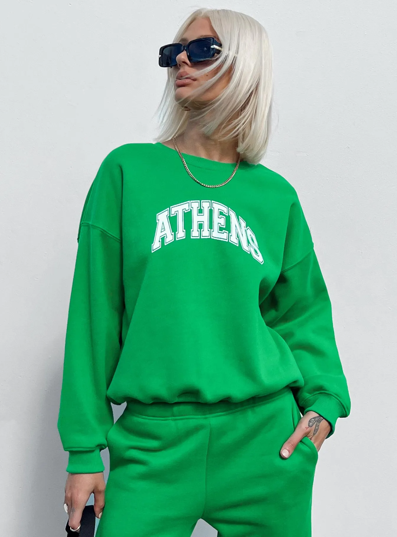 Princess Polly Athens Sweater Green Cheap