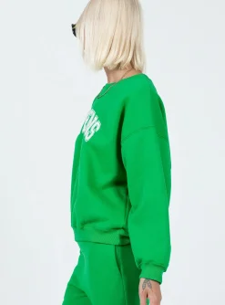 Princess Polly Athens Sweater Green Cheap