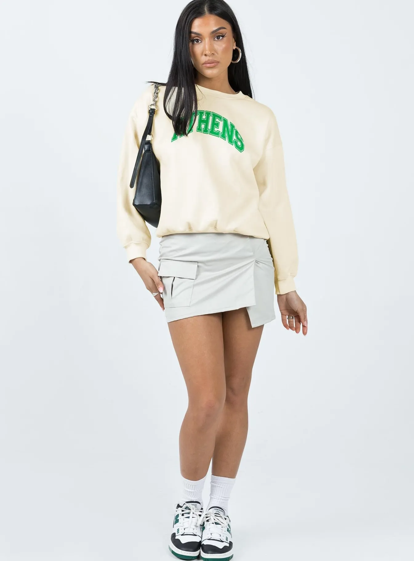 Princess Polly Athens Sweatshirt Cream Best