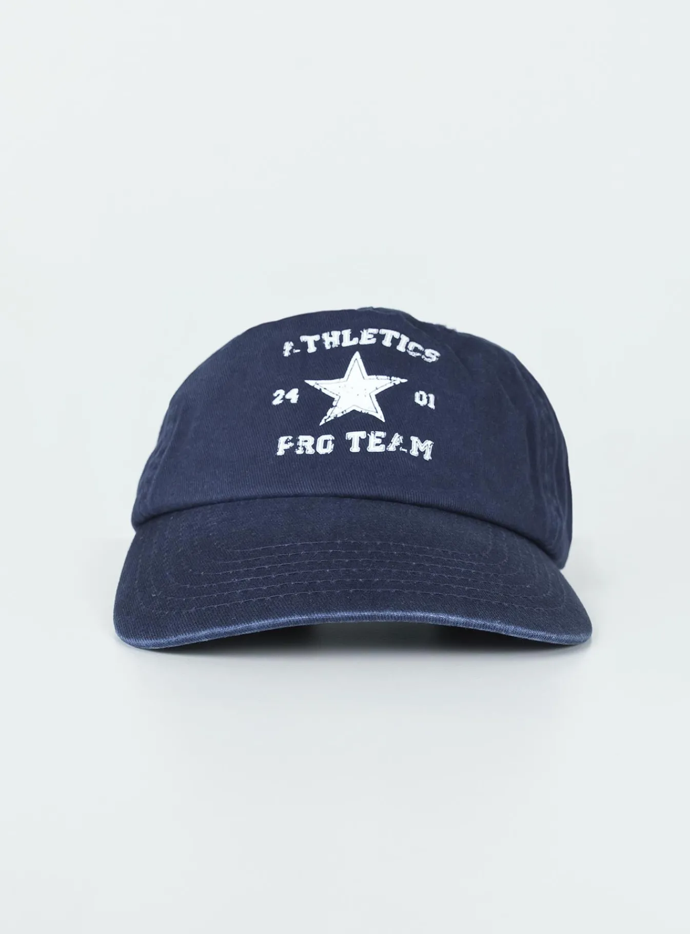 Princess Polly Athletics Pro Dad Cap / White Navy Hot