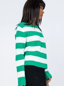 Princess Polly Audrina Sweater  Green Best