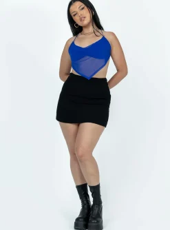 Princess Polly Avalon Top Navy New