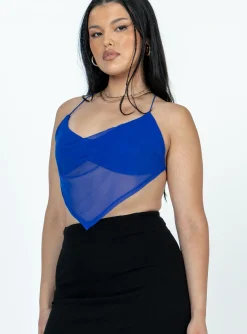 Princess Polly Avalon Top Navy New