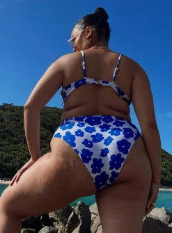 Princess Polly Avani Bikini Bottomscurve Blue Multi Discount