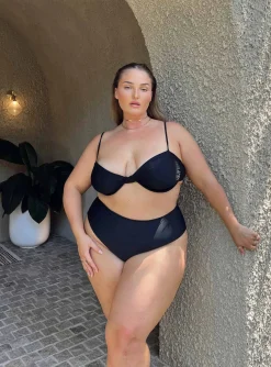 Princess Polly Avani Bikini Topcurve   Black Store