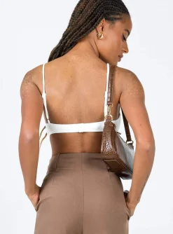 Princess Polly Averia Top  White Hot