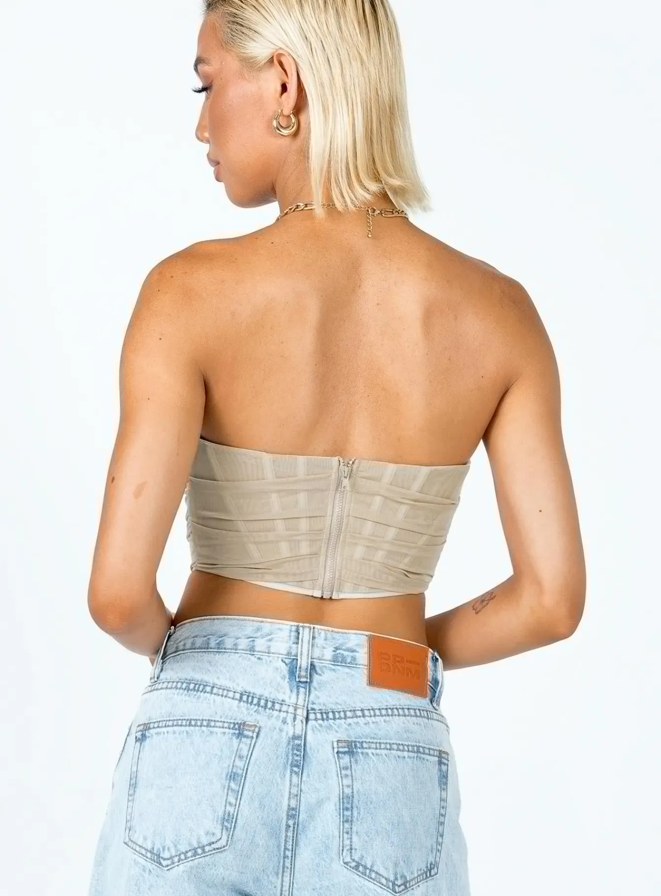 Princess Polly Avery Bustier Champagne Cheap