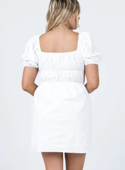 Princess Polly Aviana Mini Dress  White Online