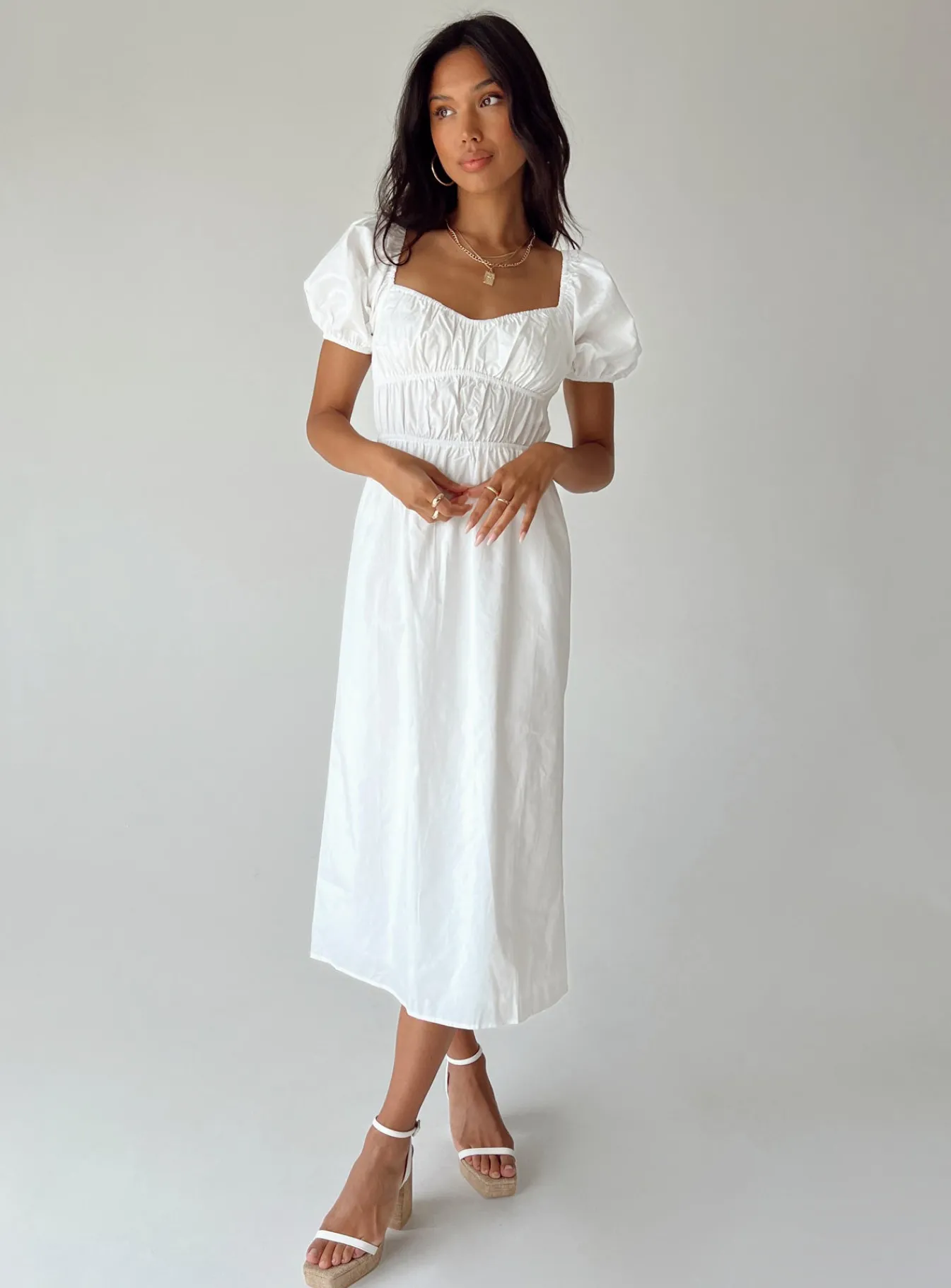 Princess Polly Avianna Midi Dress White Online