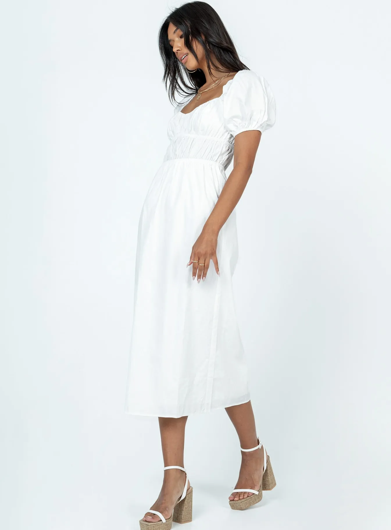 Princess Polly Avianna Midi Dress White Online