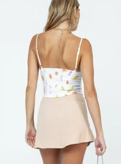 Princess Polly Avril Mini Skirt Beige Best