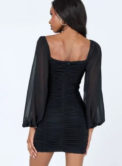 Princess Polly Axel Mini Dress  Black Outlet