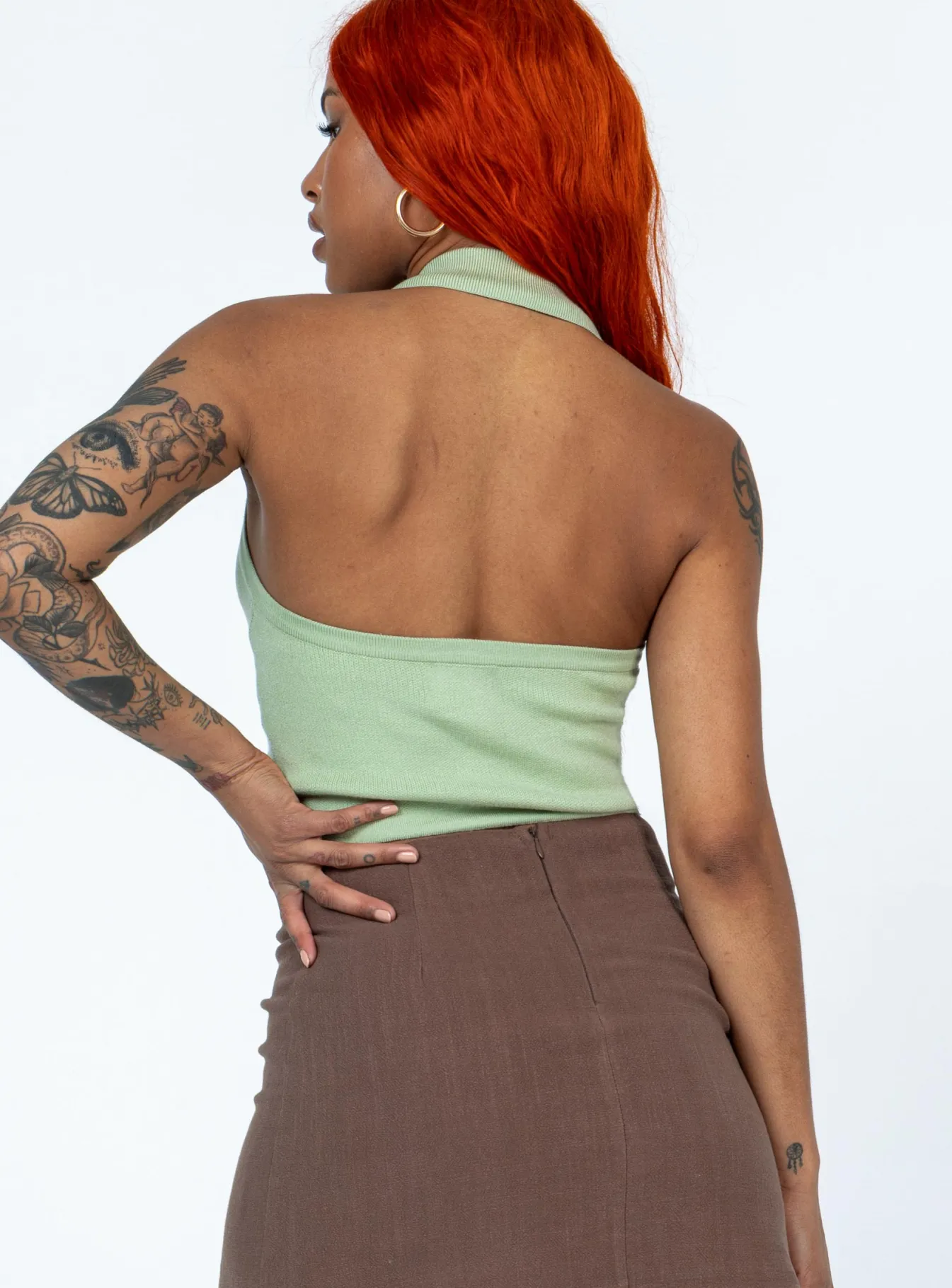 Princess Polly Aydin Top Light Green Shop