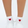 Princess Polly Ayla Heart Socks  White Online