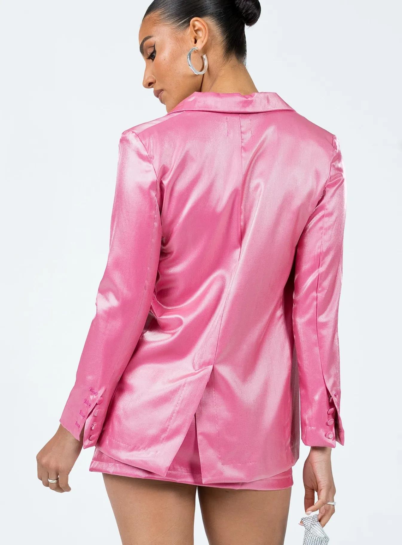 Princess Polly Ayres Blazer Jacket Pink Cheap