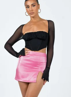 Princess Polly Ayres Mini Skirt  Pink Sale