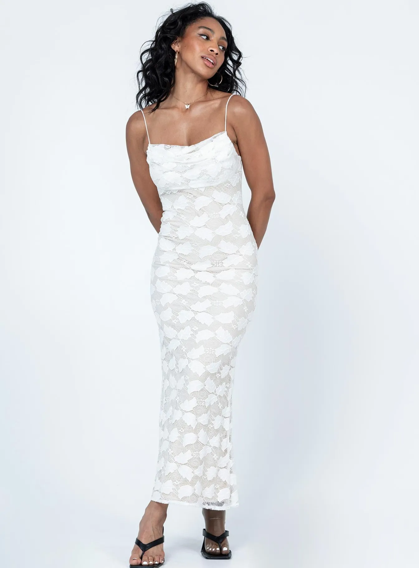 Princess Polly Azra Maxi Dress White Cheap