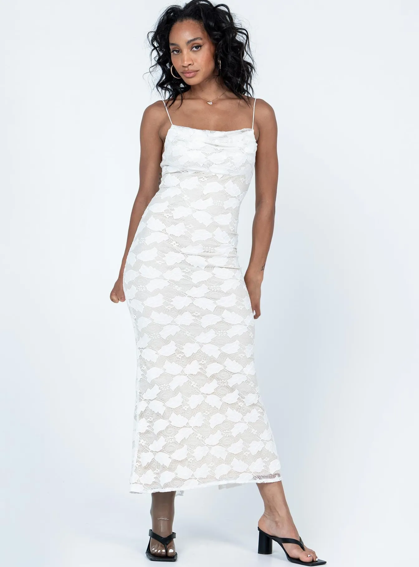 Princess Polly Azra Maxi Dress White Cheap