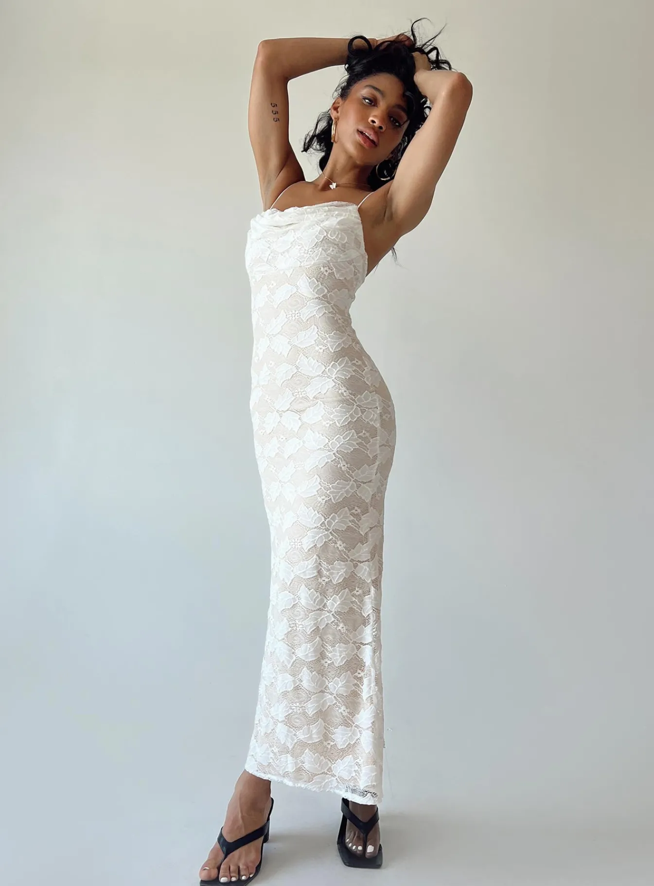Princess Polly Azra Maxi Dress White Cheap