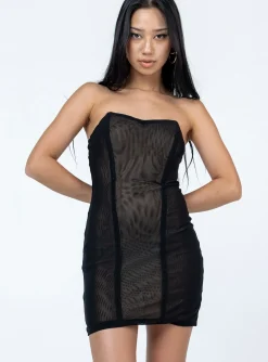 Princess Polly Azriel Strapless Mini Dress  Black Best Sale