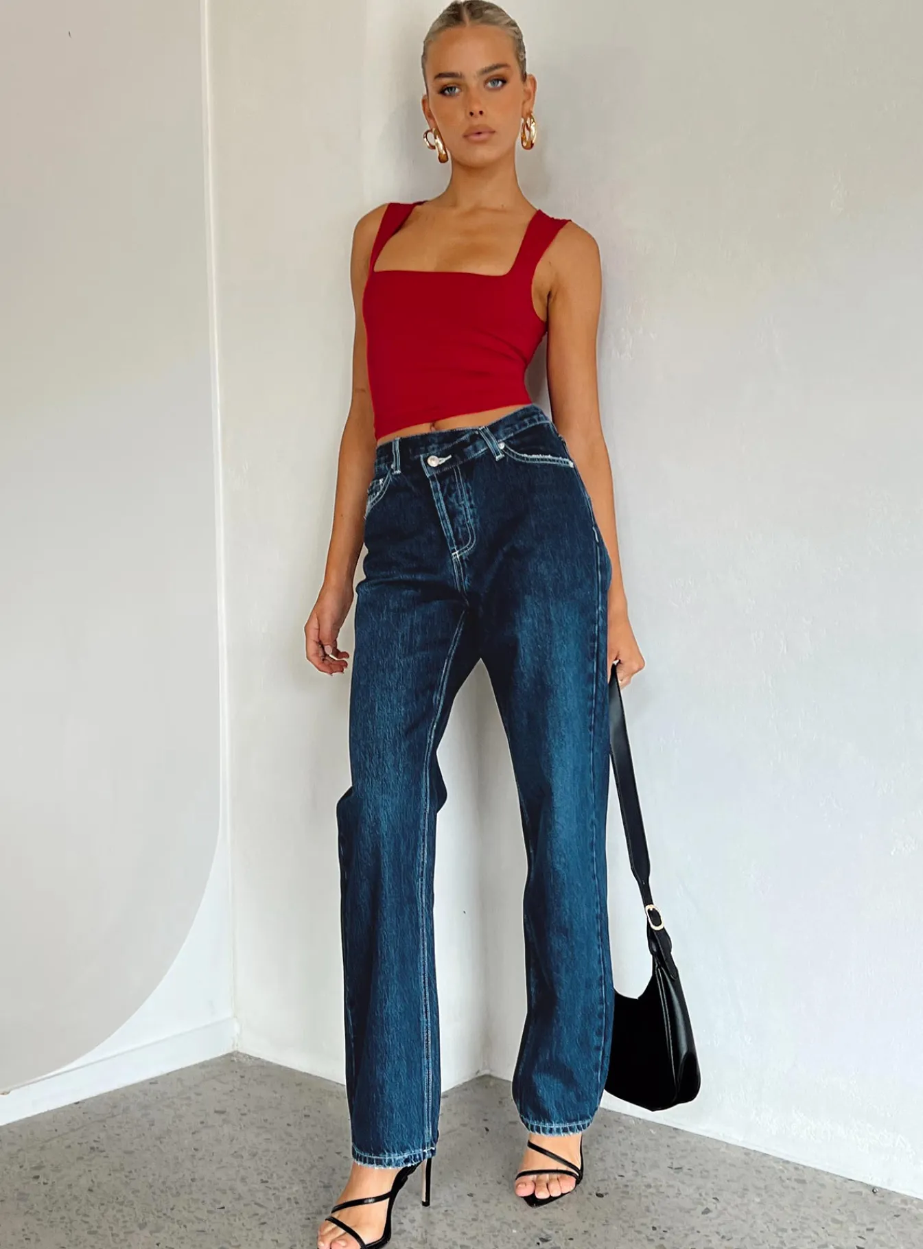 Princess Polly Back In Time Top Red Online