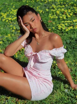 Princess Polly Back To Paris Mini Dress   Pink Flash Sale