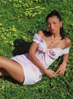 Princess Polly Back To Paris Mini Dress   Pink Flash Sale