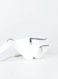 Princess Polly Backstage Crossbody Belt Bag White Flash Sale