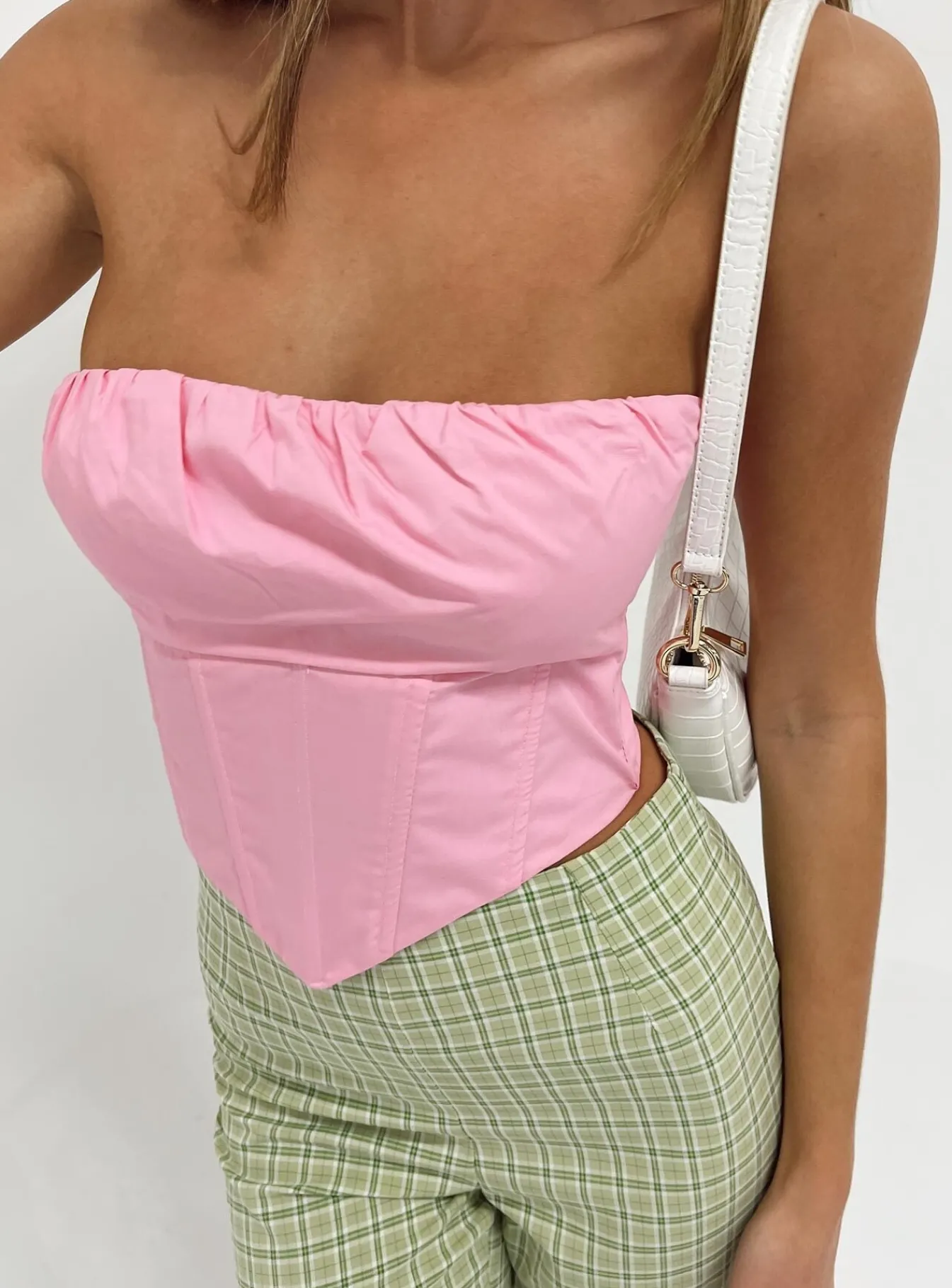 Princess Polly Bad Gal Bustier Pink Cheap