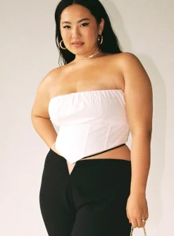 Princess Polly Bad Gal Bustiercurve White Fashion