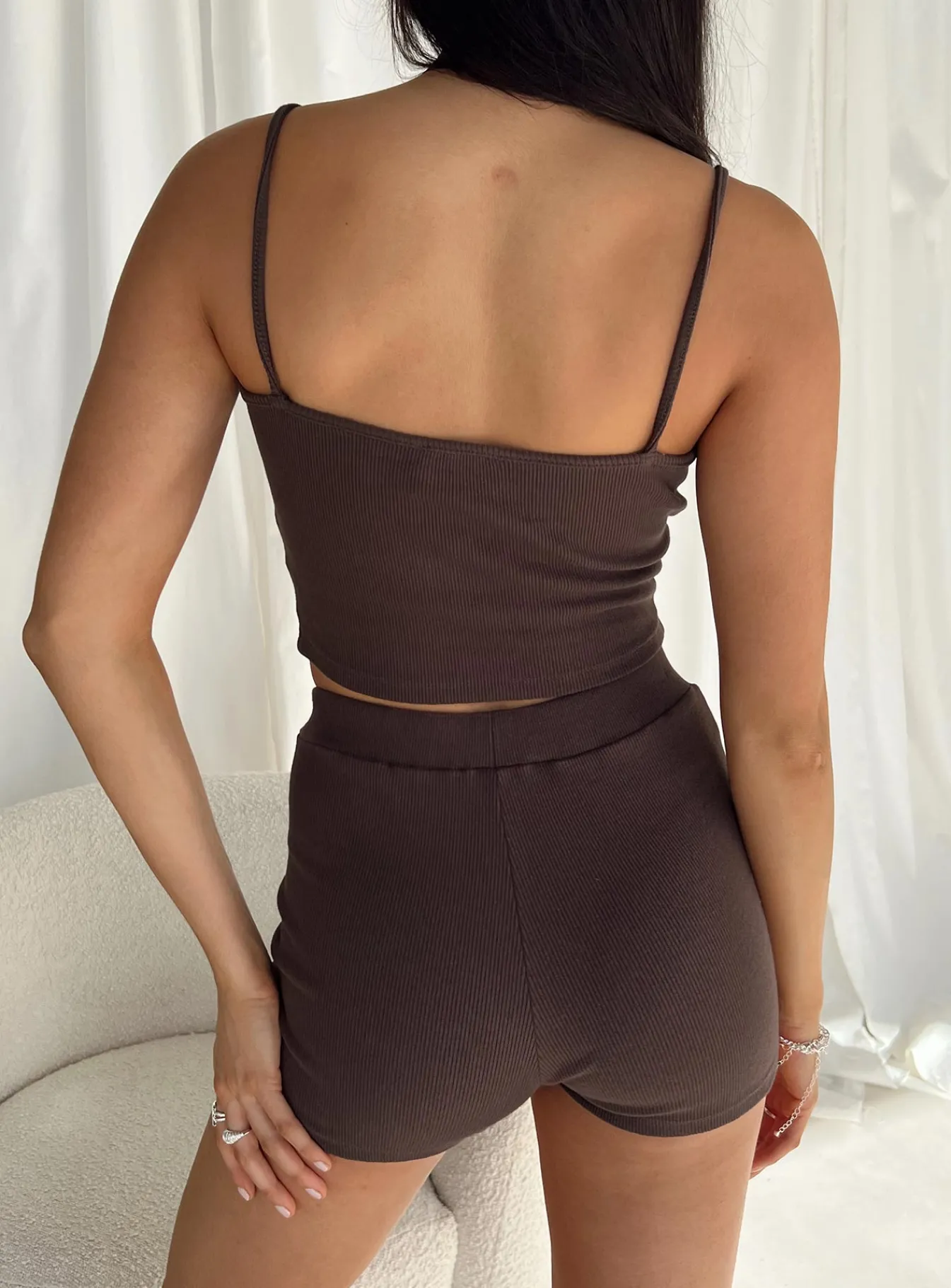 Princess Polly Bailey Bike Short Brown Cheap