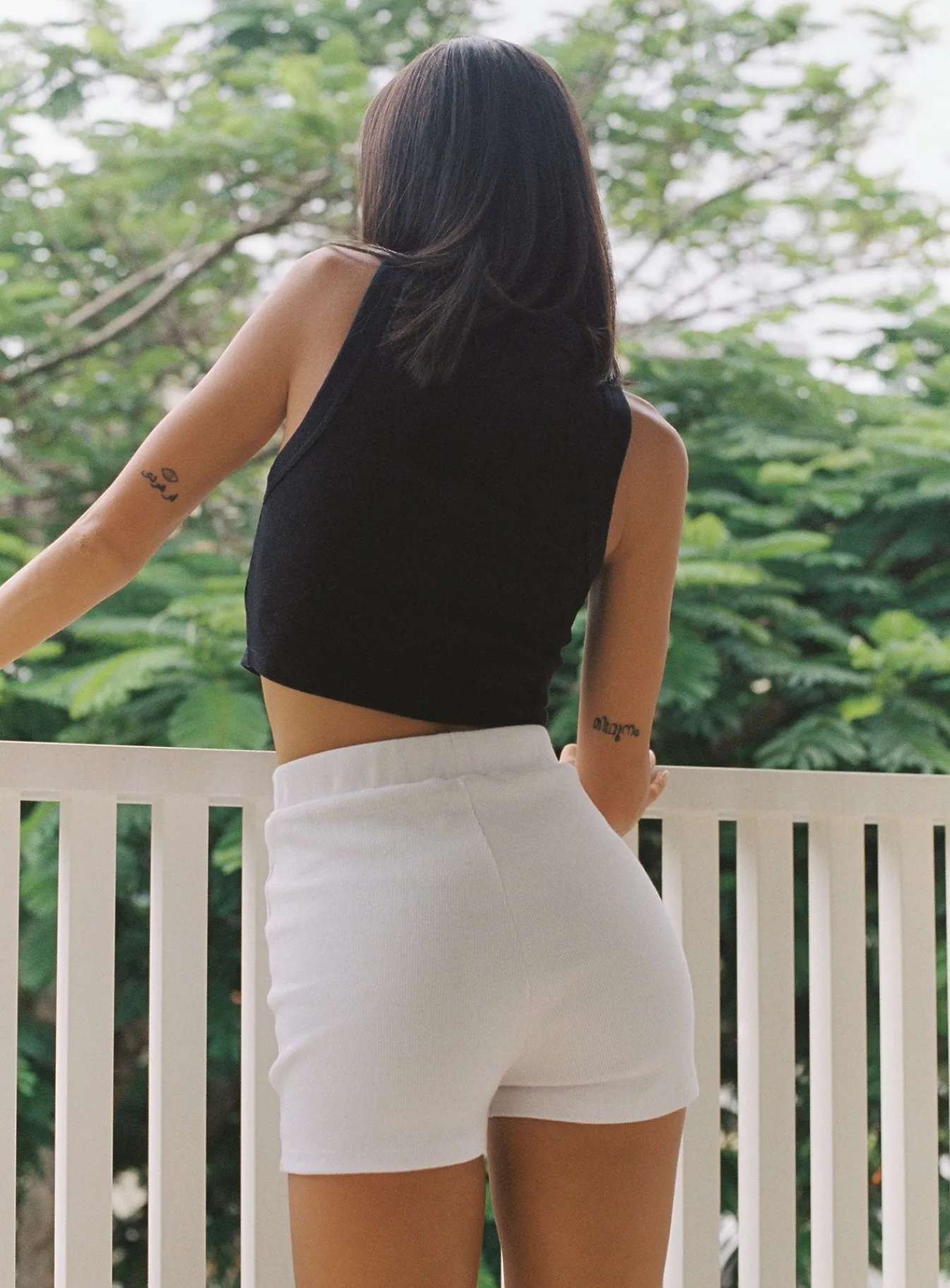 Princess Polly Bailey Bike Shortpetite White Shop
