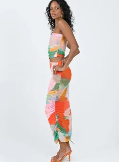 Princess Polly Balcatta Maxi Skirt  Multi Outlet