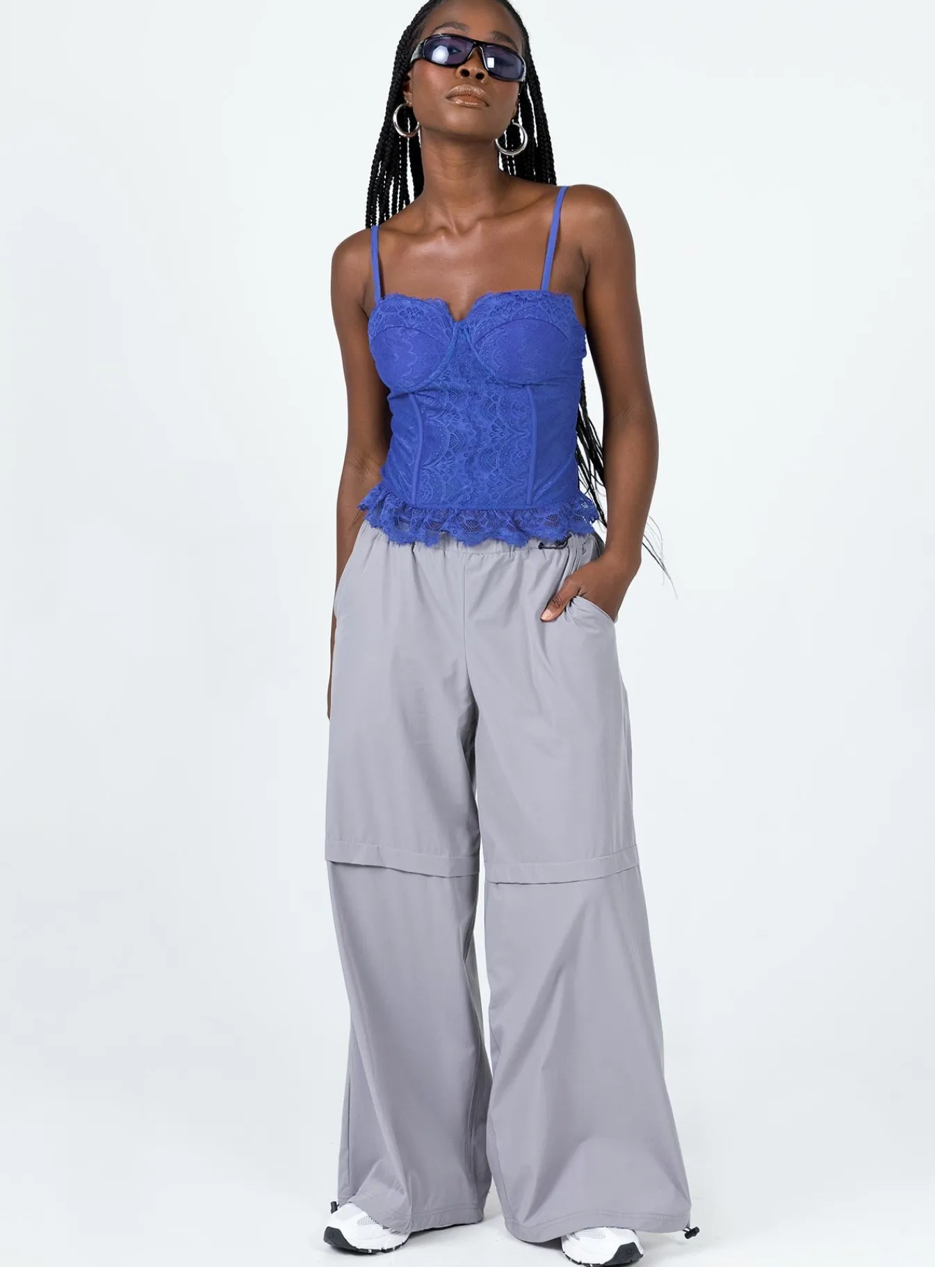 Princess Polly Balfour Corset Top Blue Discount