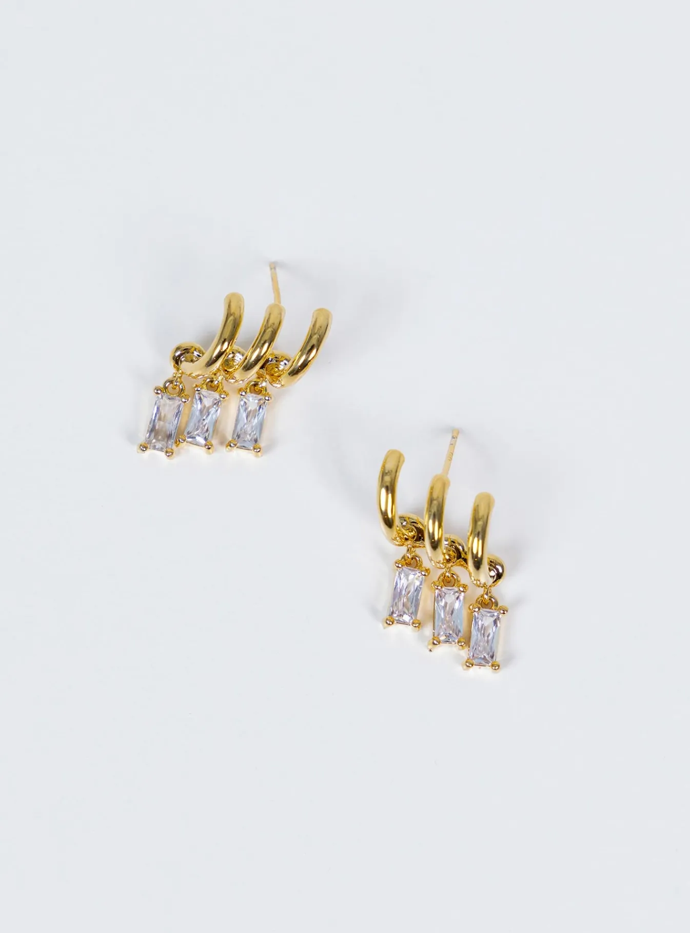 Princess Polly Balfour Earrings Gold New
