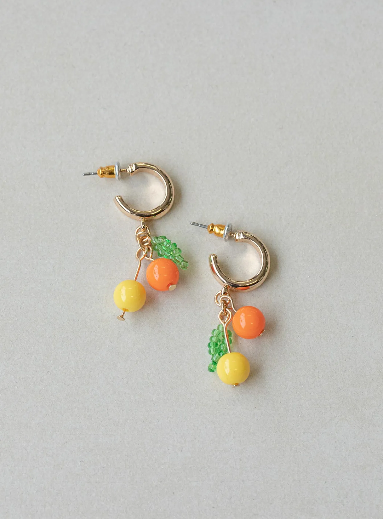 Princess Polly Balmoral Fruit Earrings Gold Clearance