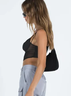 Princess Polly Bamba Top Black Flash Sale