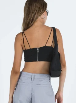 Princess Polly Bamba Top Black Flash Sale