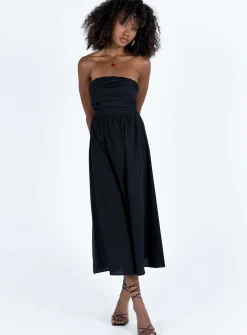 Princess Polly Barina Maxi Dress  Black Best