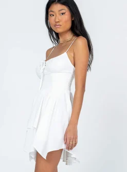 Princess Polly Barrett Mini Dress White Store