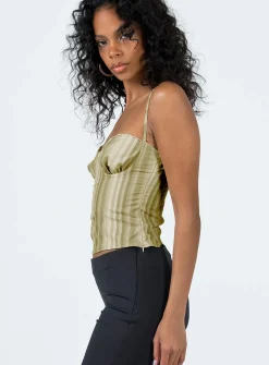 Princess Polly Barrington Top Beige Cheap