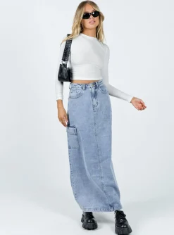 Princess Polly Barriston Long Sleeve Top White Clearance