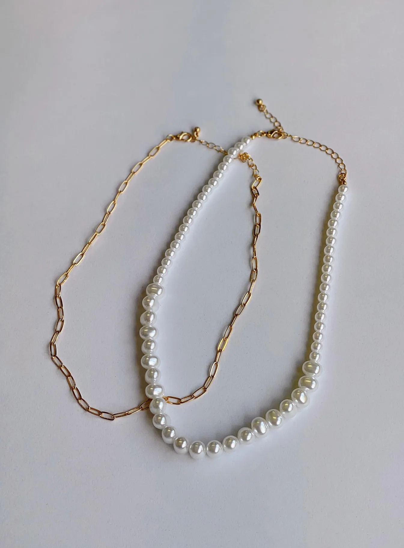 Princess Polly Basalt Pearl Necklace Gold Online