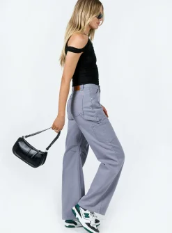 Princess Polly Bassett Cargo Jeans Grey Store