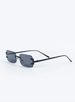 Princess Polly Baugh Sunglasses  Black Cheap