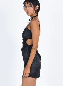 Princess Polly Baylie Mini Dress Black New