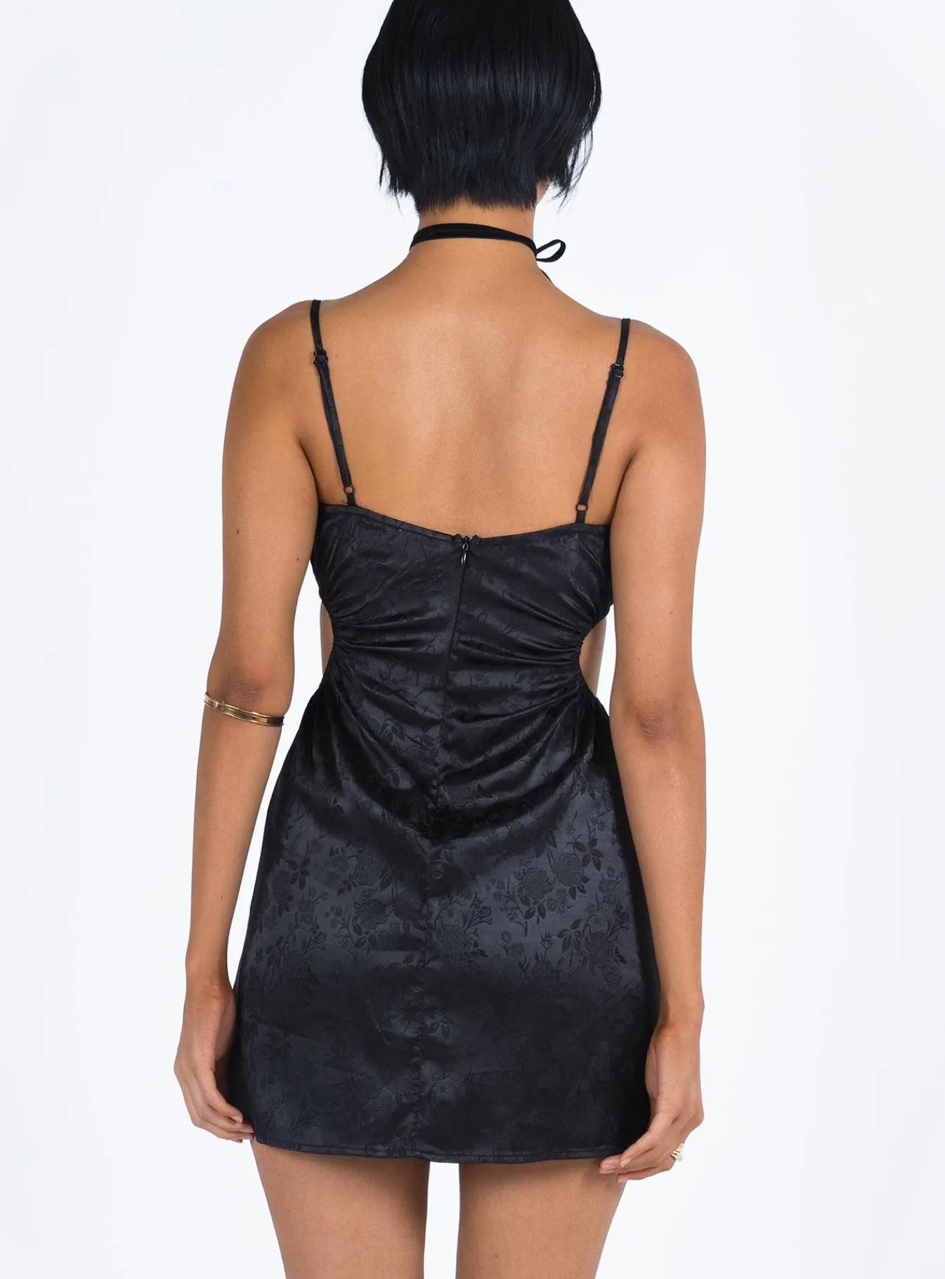 Princess Polly Baylie Mini Dress Black New