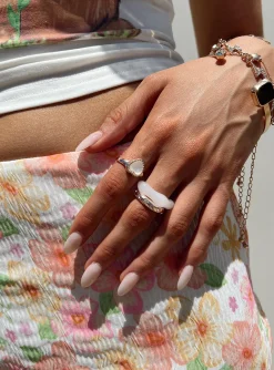 Princess Polly Beau Ring Pack Gold Rose Gold Fashion